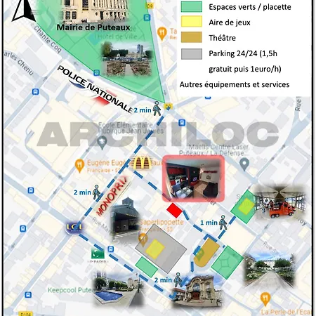 Ferienwohnung L'Incontournable De Paris La Defense Puteaux Exterior foto