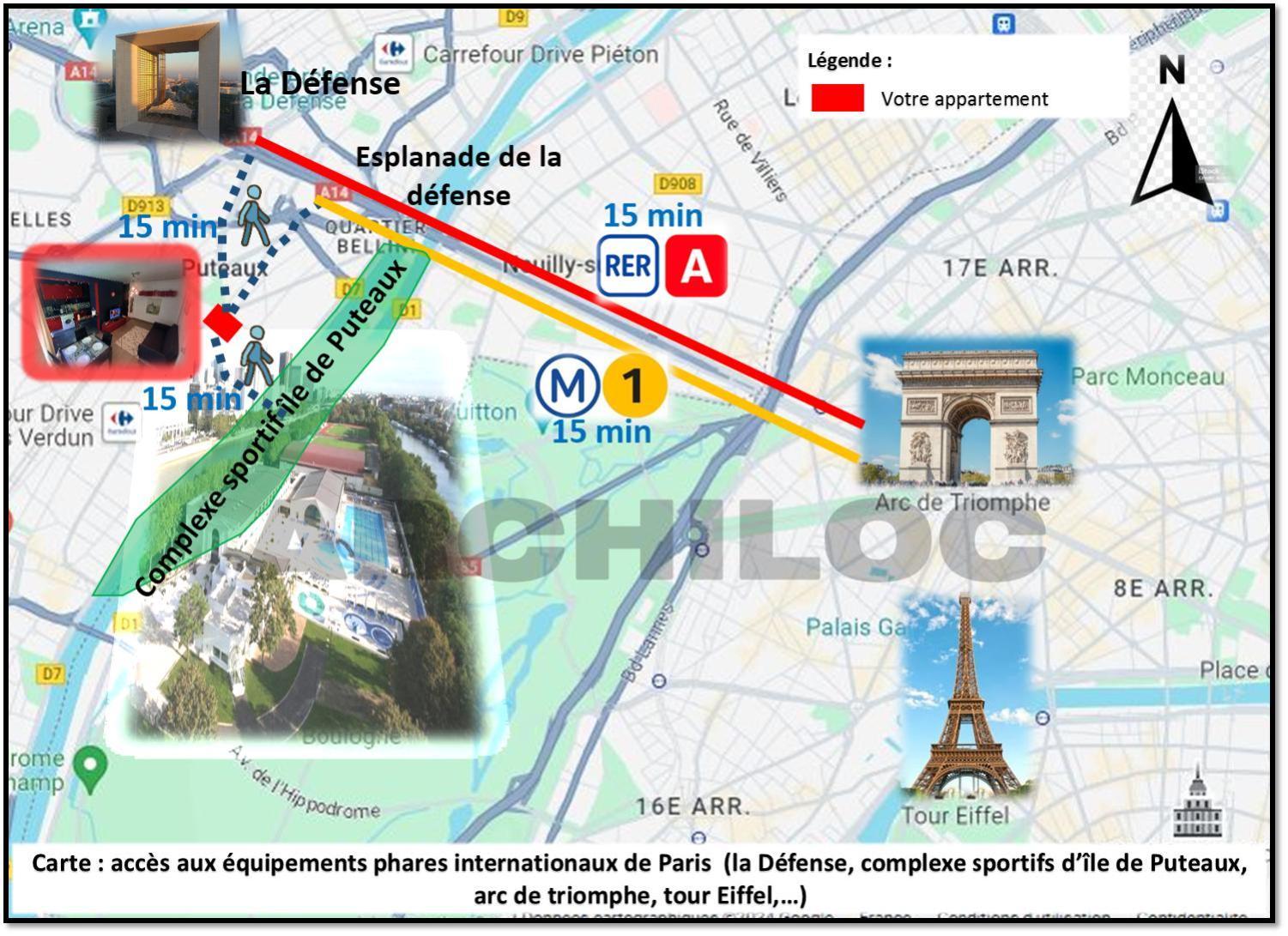 L'incontournable De Paris La Defense Apartment Puteaux